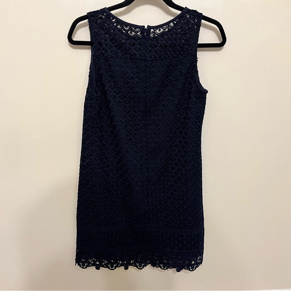 Anne Taylor Loft Navy Lace Shift - Picture 2 of 3